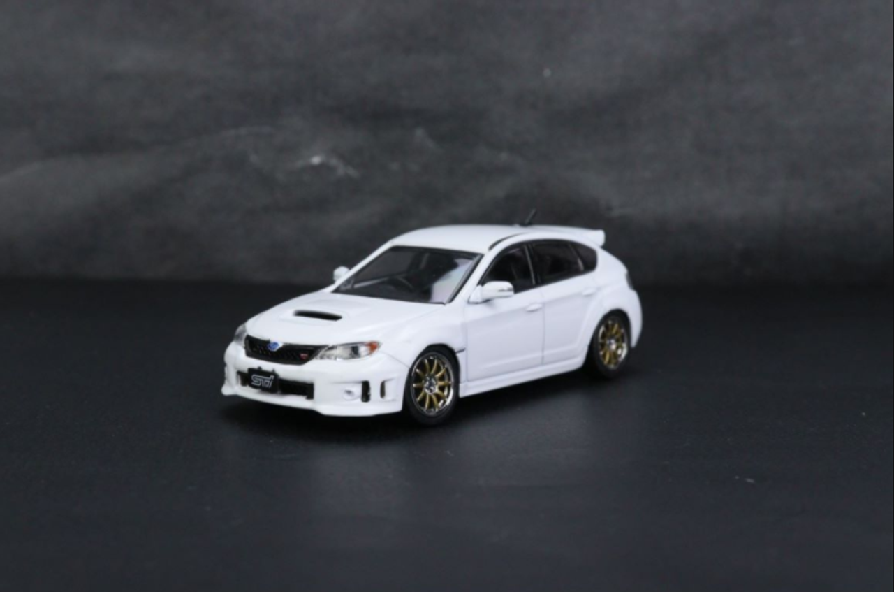  1/64 BM Creations Subaru 2009 Impreza WRX White RHD