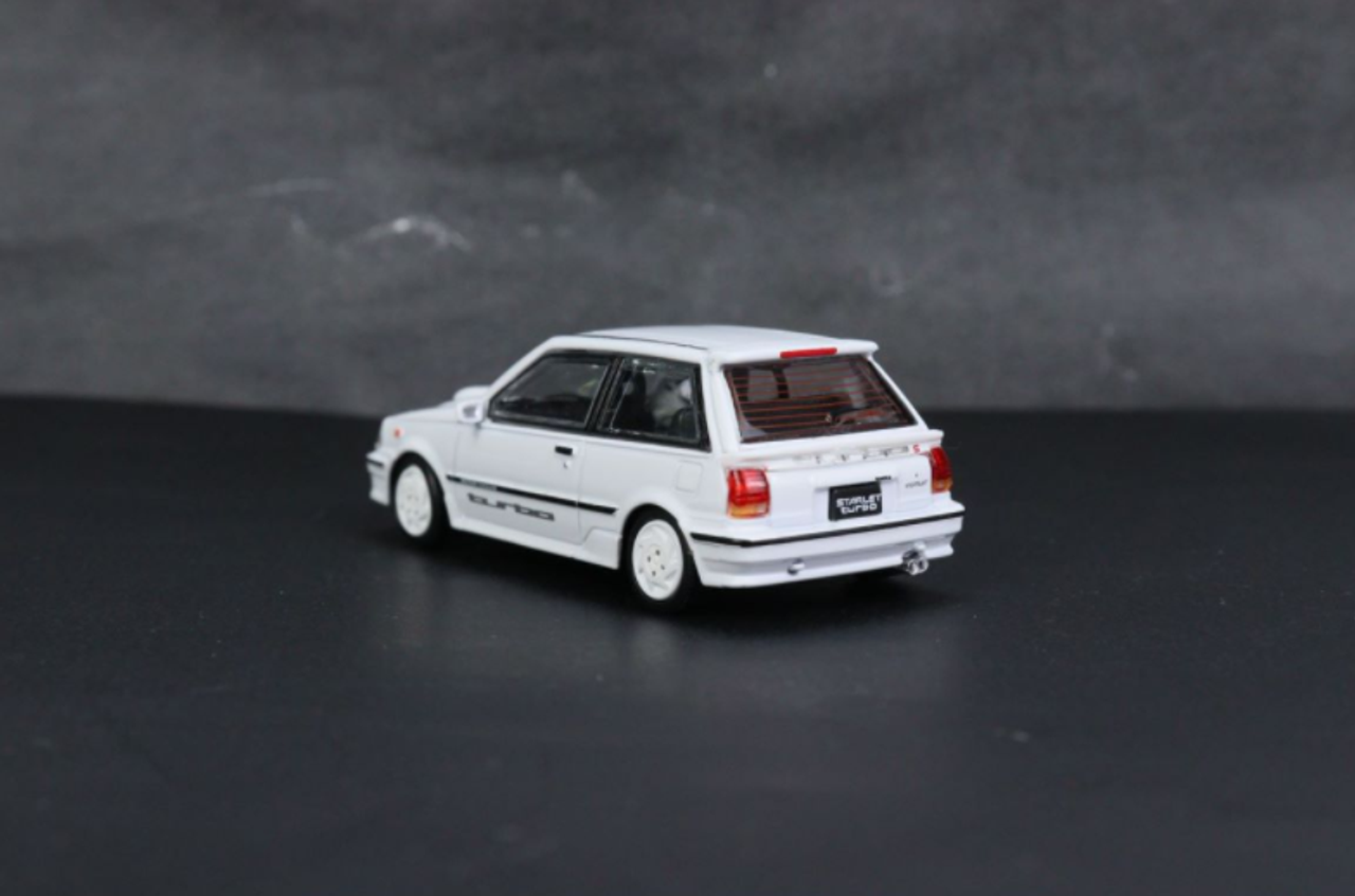  1/64 BM Creations Toyota 1988 Starlet Turbo-S (EP71) White (LHD )