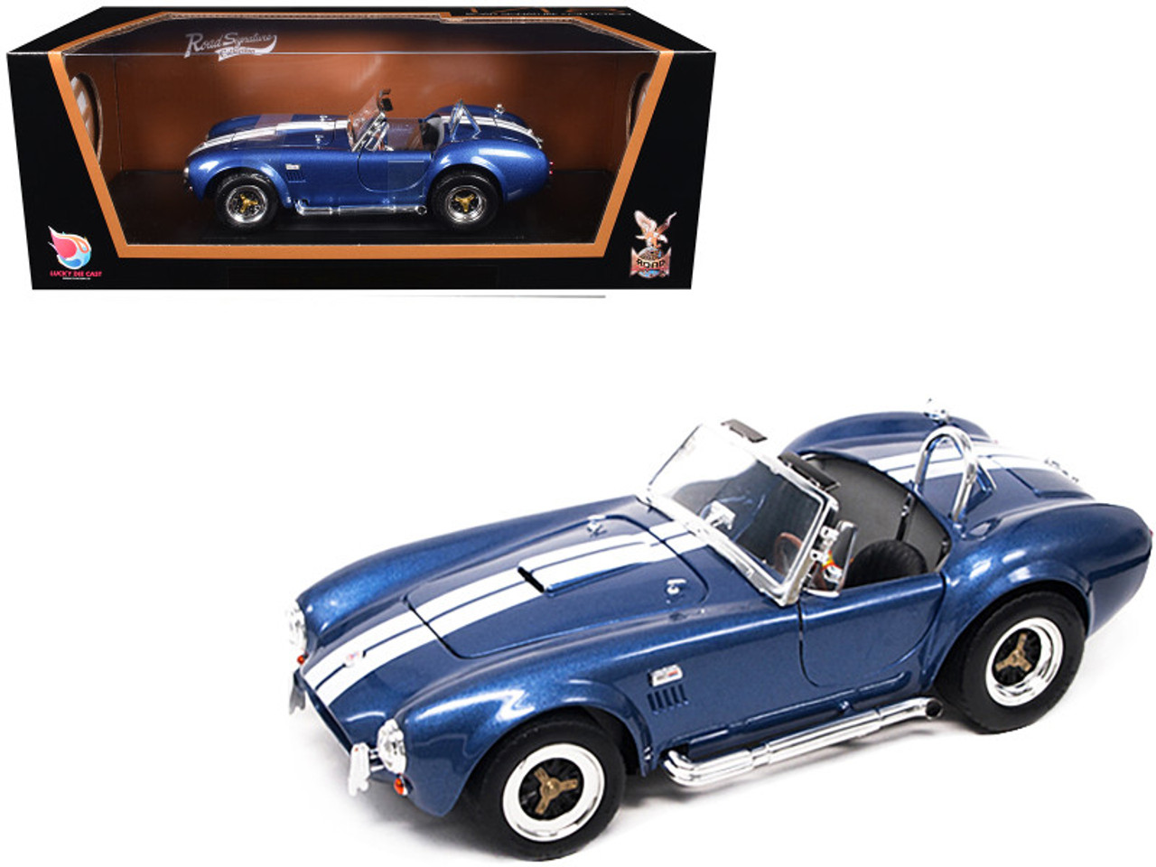 1/18 Road Signature 1964 Shelby Cobra 427 S/C SC (Blue) Diecast Car Model