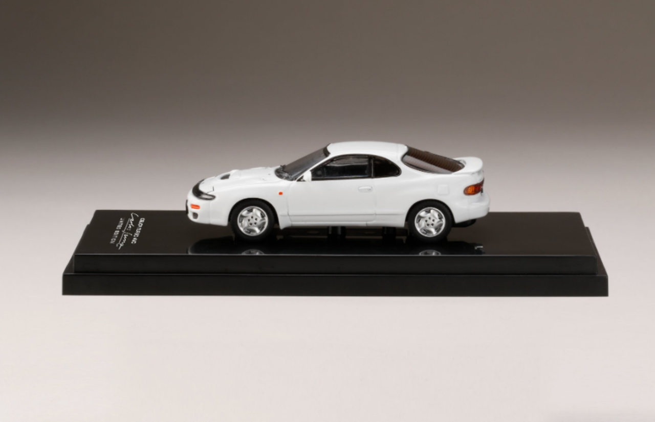 1/64 Hobby Japan TOYOTA CELICA TURBO 4WD CARLOS SAINZ (RHD) White Diecast Car Model 