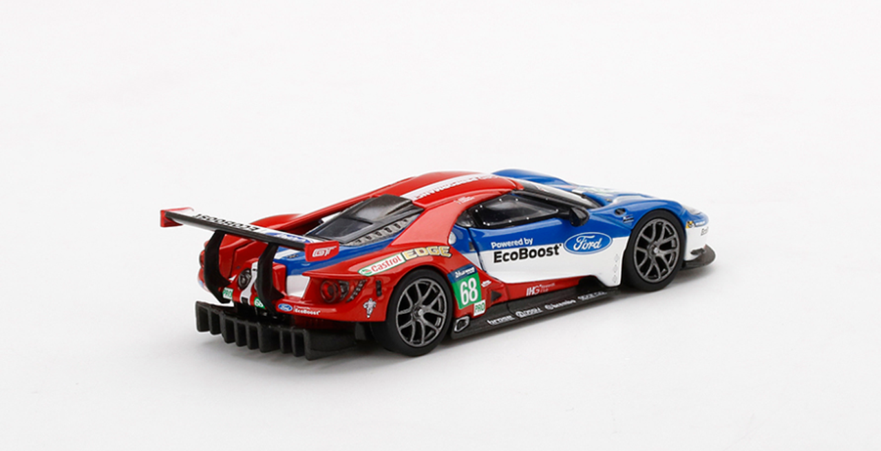 1/64 Mini GT Ford GT LMGTE PRO #68 "Chip Ganassi Team USA" 24H of Le Mans Class Winner (2016) Limited Edition Diecast Car Model