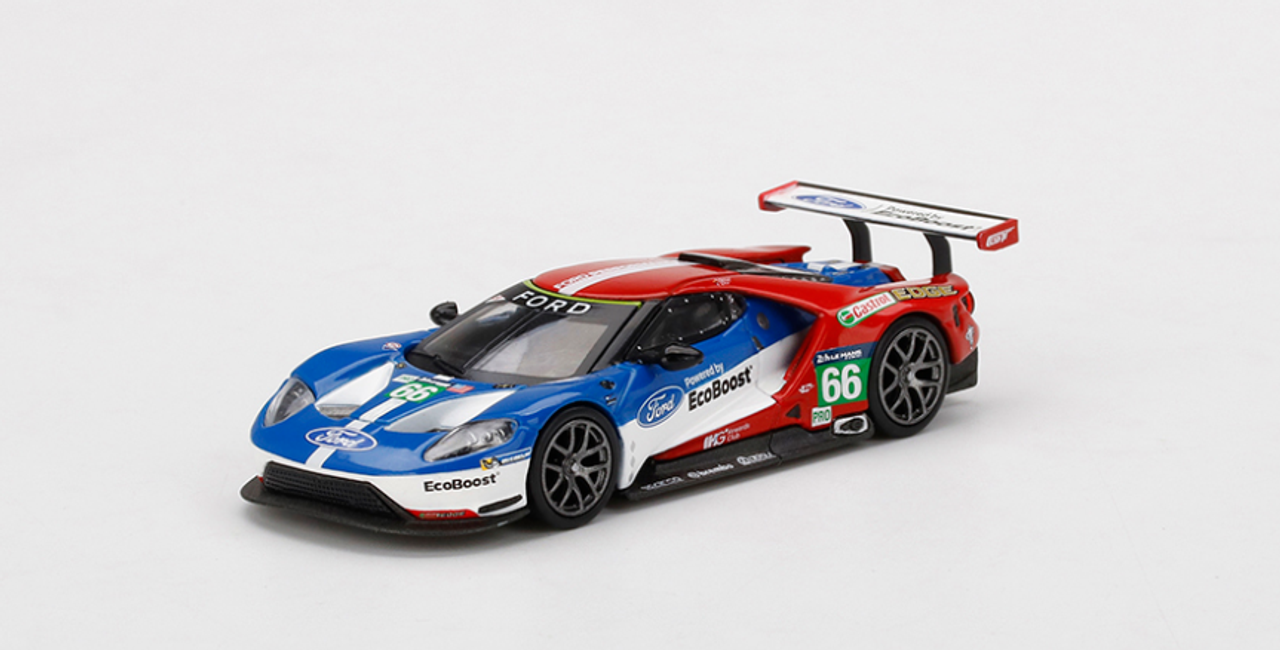 Set of 4 pieces Ford GT LMGTE PRO "Ford Chip Ganassi Team" 24H of Le Mans (2016) Limited Edition to 5000 pieces Worldwide 1/64 Diecast Model Cars by True Scale Miniatures