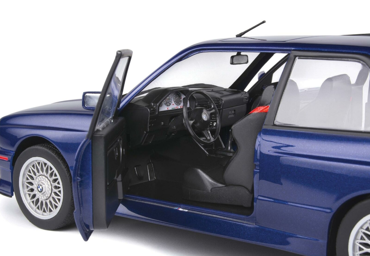 1/18 Solido 1990 BMW E30 M3 (Mauritus Blue) Diecast Car Model