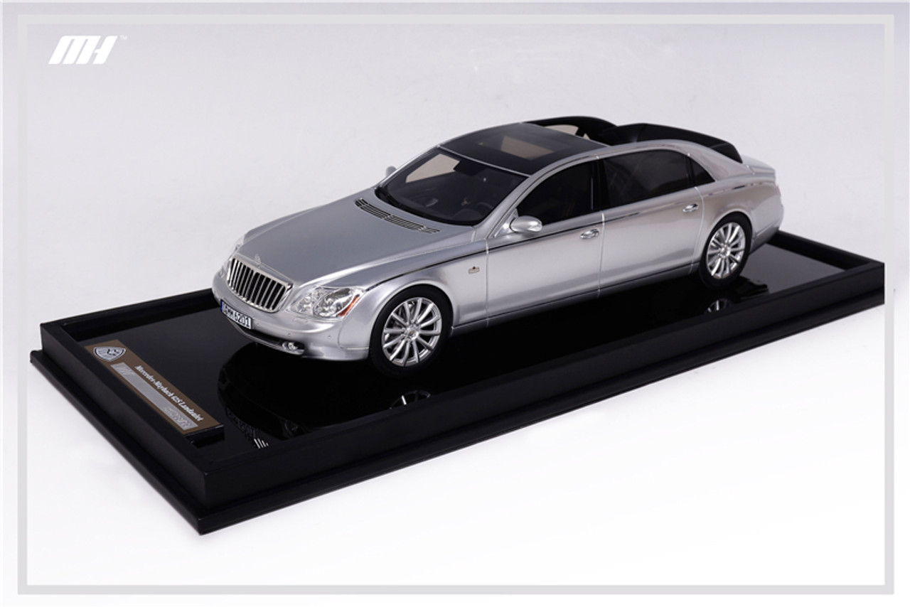 1/18 Motorhelix Mercedes Maybach 62S Landaulet (Sterling Silver) Resin Car Model Limited 99 Pieces