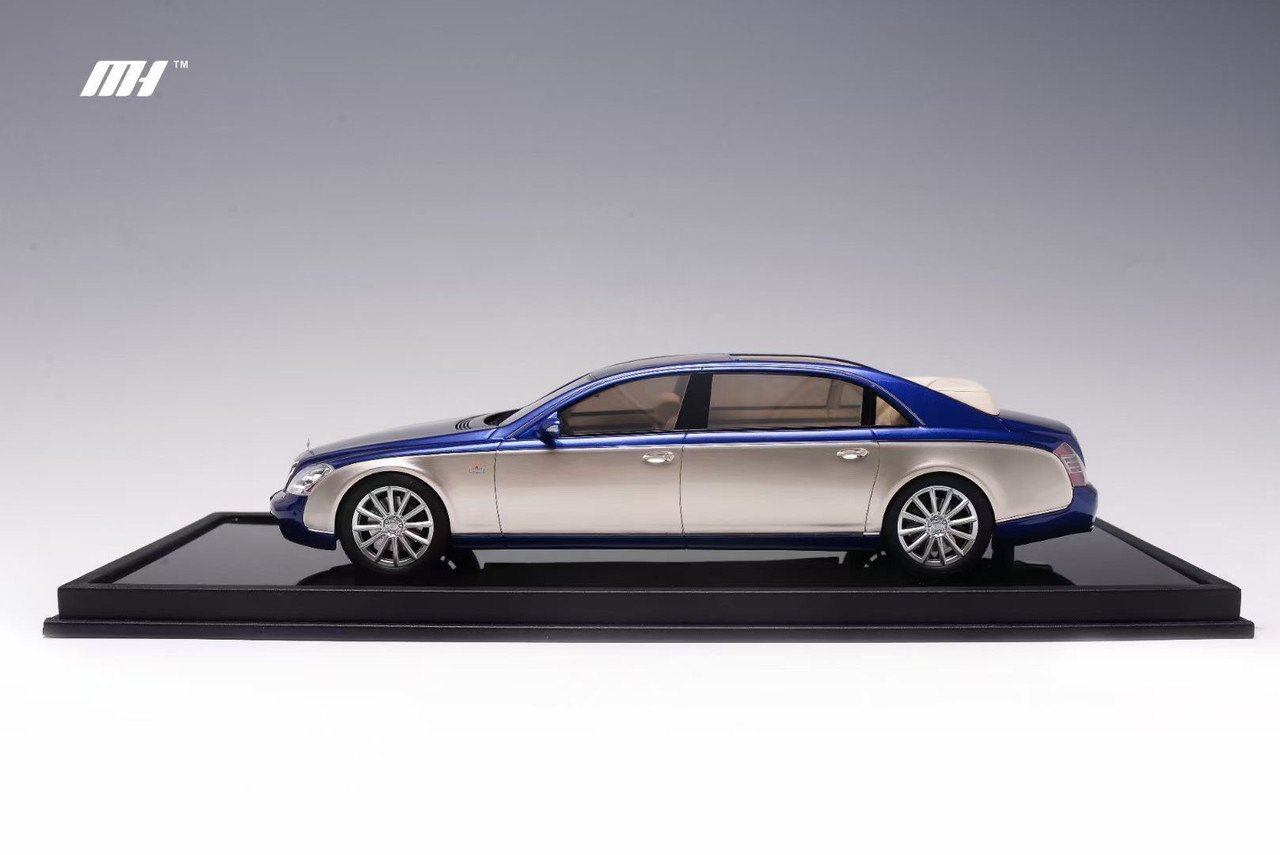 在庫高評価▲最後！Blue Silver！世界限定199台！MotorHelix 1/18 Benz メルセデスベンツ マイバッハ Maybach 62S Landaulet MH 新品 BBR