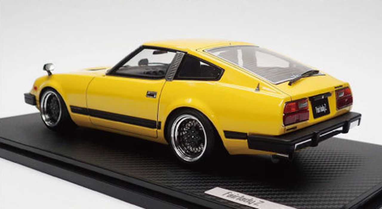 1/18 Ignition Model Nissan Fairlady Z (S130) Yellow Resin Car Model