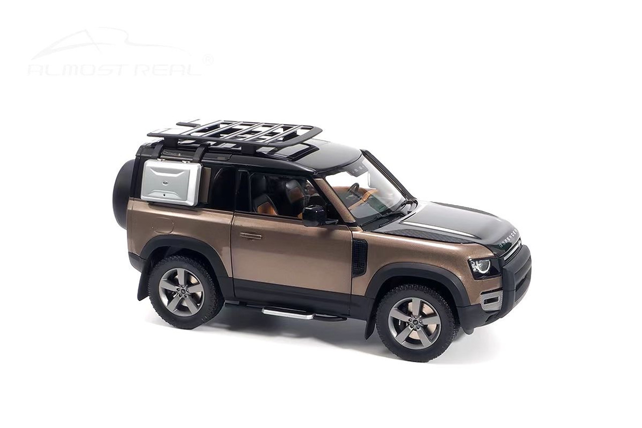 1/18 Almost Real 2020 Land Rover Defender 90 (Brown) Diecast Car Model