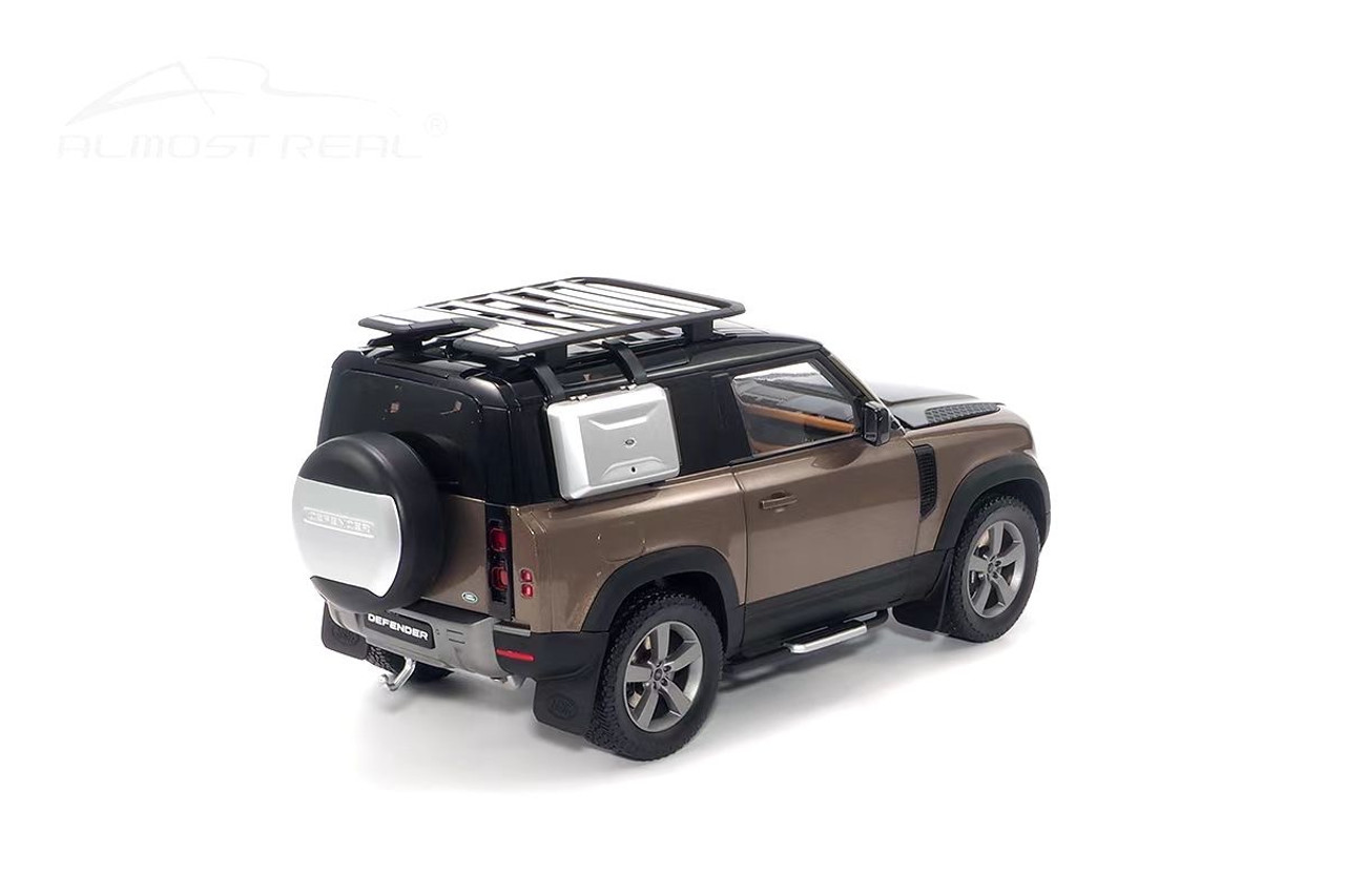 1/18 Almost Real 2020 Land Rover Defender 90 (Brown) Diecast Car Model