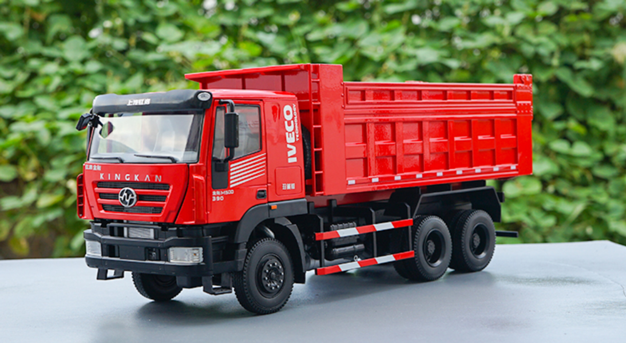 Dealer Edition 1/24 Iveco Kingkan Dump Truck (Red)