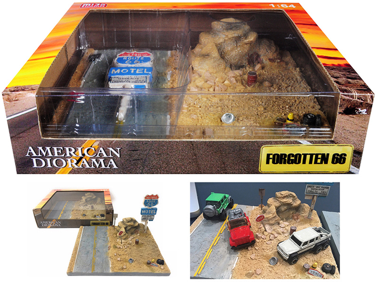 "Forgotten 66" Resin Diorama for 1/64 Scale Models by American Diorama