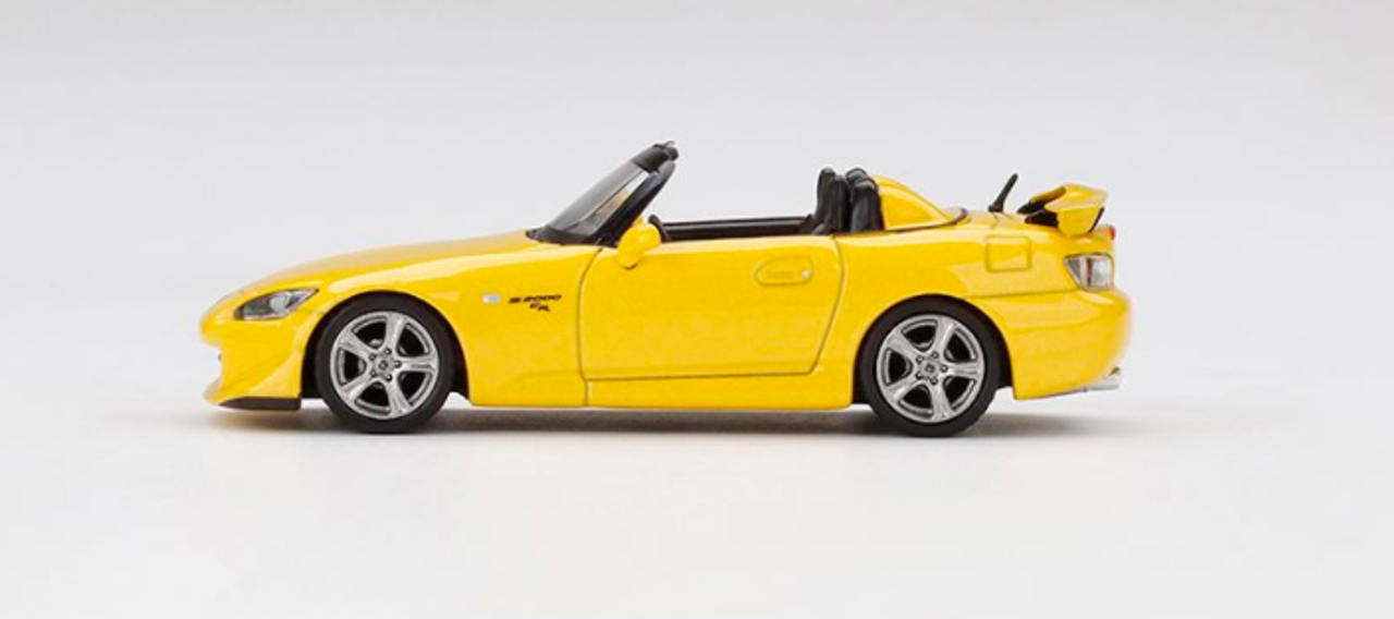 1/64 Mini GT Honda S2000 CR Convertible Rio Yellow Pearl Diecast Car Model