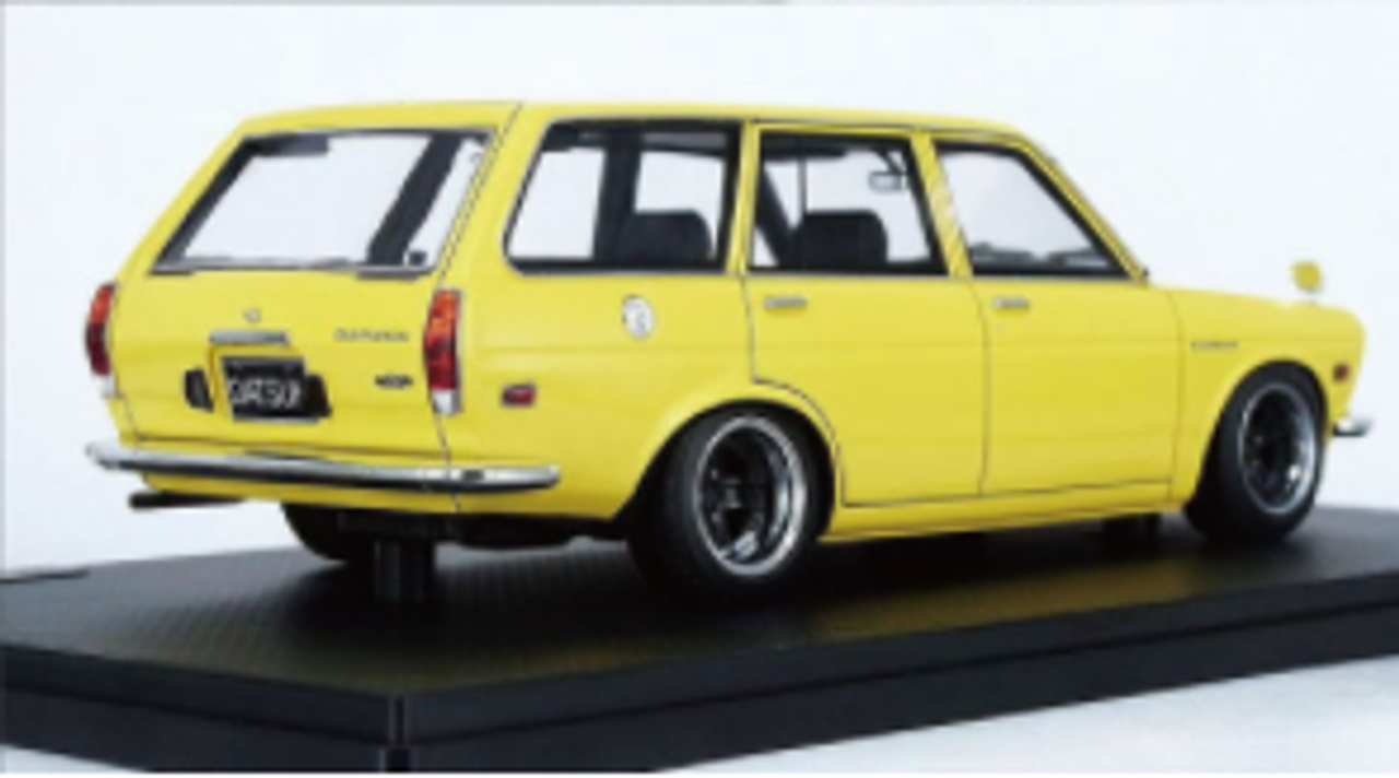 1/18 Ignition Model Datsun Bluebird (510) Wagon Yellow