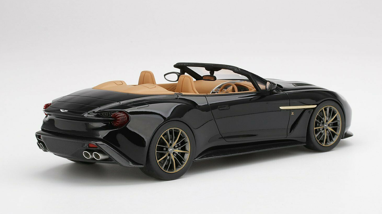 1/18 Aston Martin Vanquish Zagato Volante Scorching Black Resin Car Model