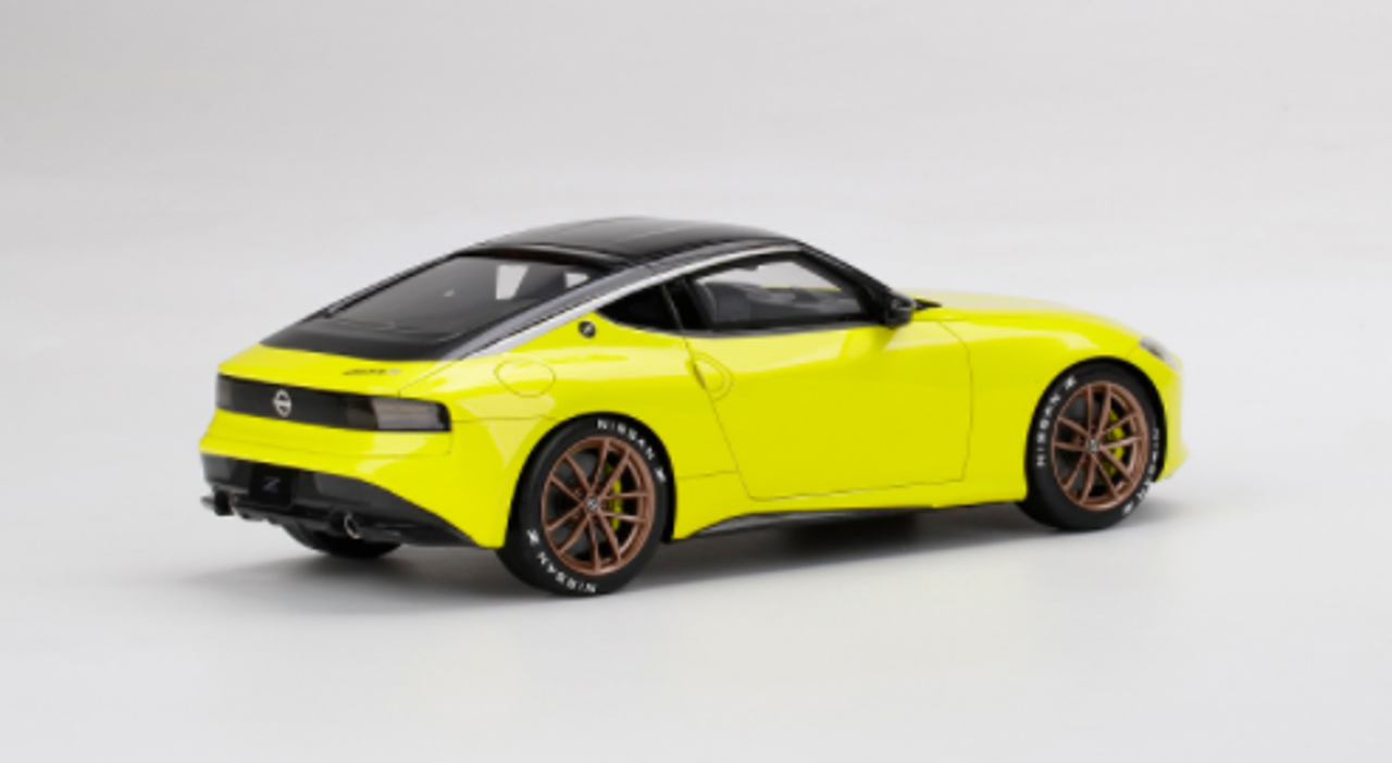  1/18 Top Speed Nissan Z Proto Yellow Resin Car Model