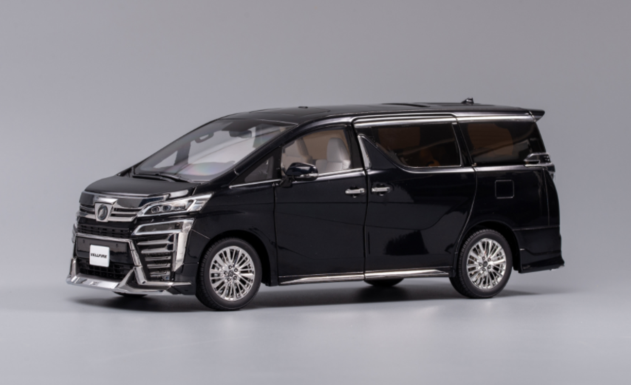 1/18 Kengfai Toyota Vellfire LHD (Black) Diecast Car Model