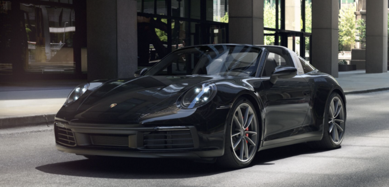  1/8 Minichamps 2020 Porsche 911 (992) Targa 4S (Black) Car Model
