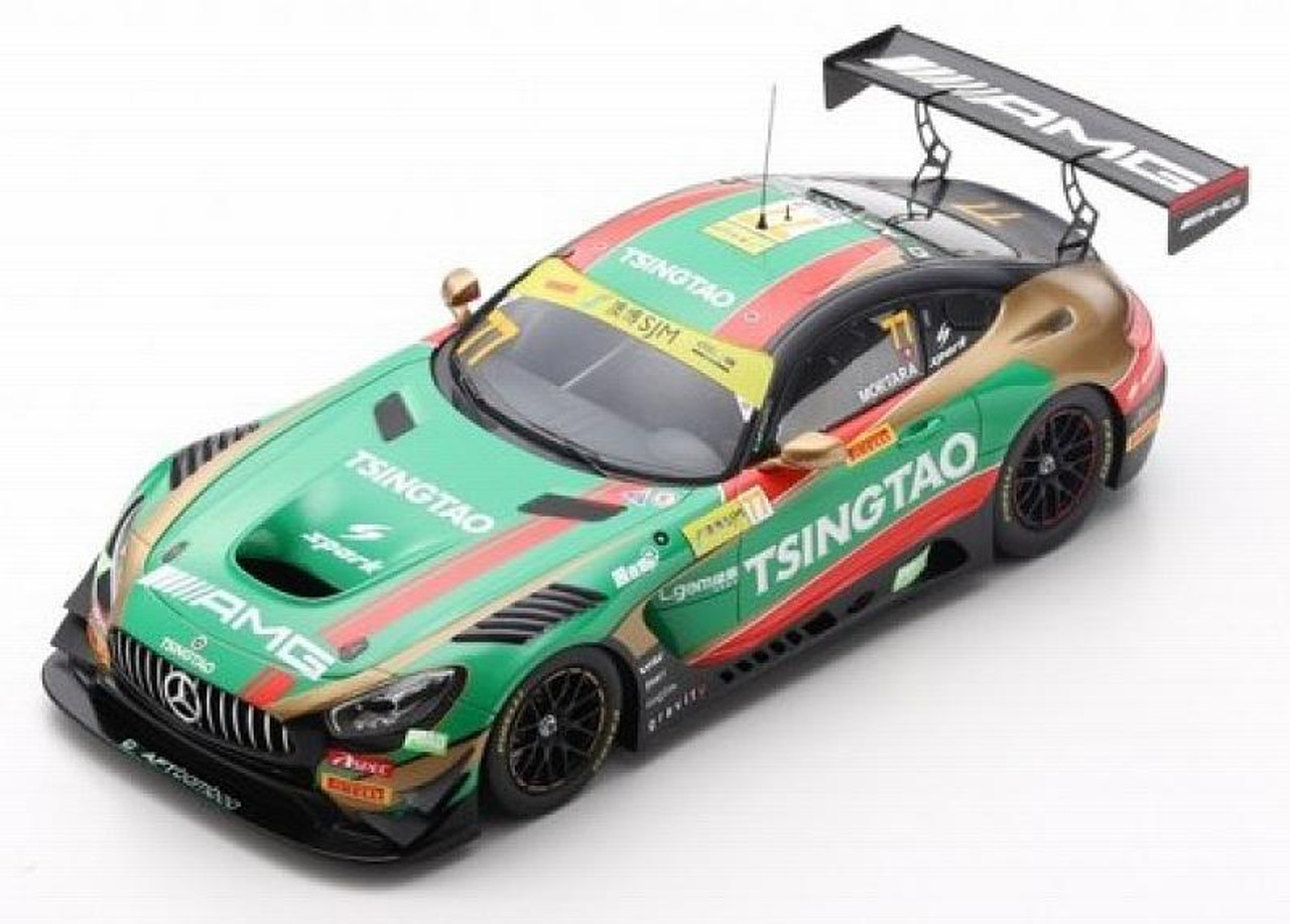 1/18 Mercedes-AMG GT3 No.77 6th FIA GT World Cup Macau 2019 Mercedes-AMG Team Craft-Bamboo Racing Edoardo Mortara Limited 400