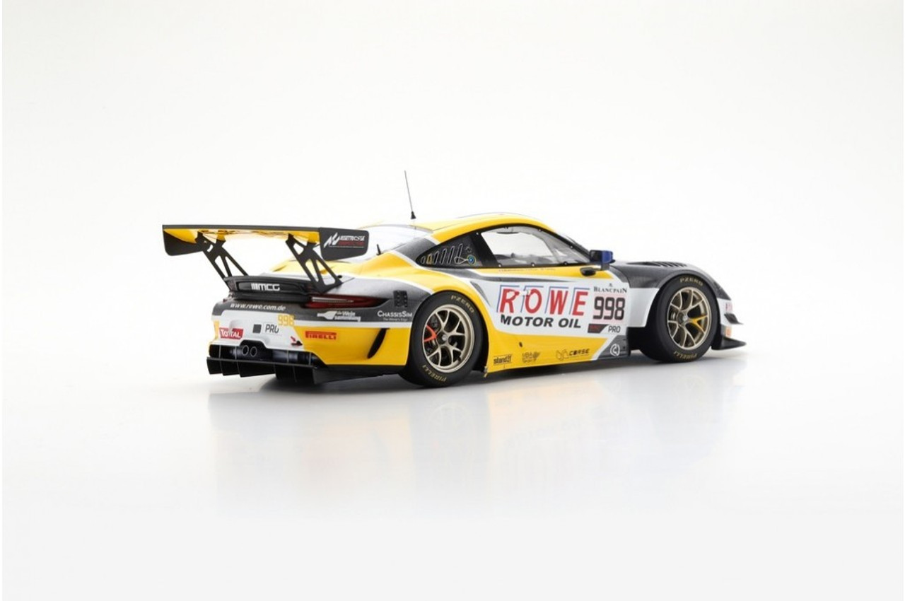 1/18 Porsche 911 GT3 R No.998 ROWE Racing 2nd 24H Spa 2019 F. Makowiecki - P. Pilet - N. Tandy Limited 500