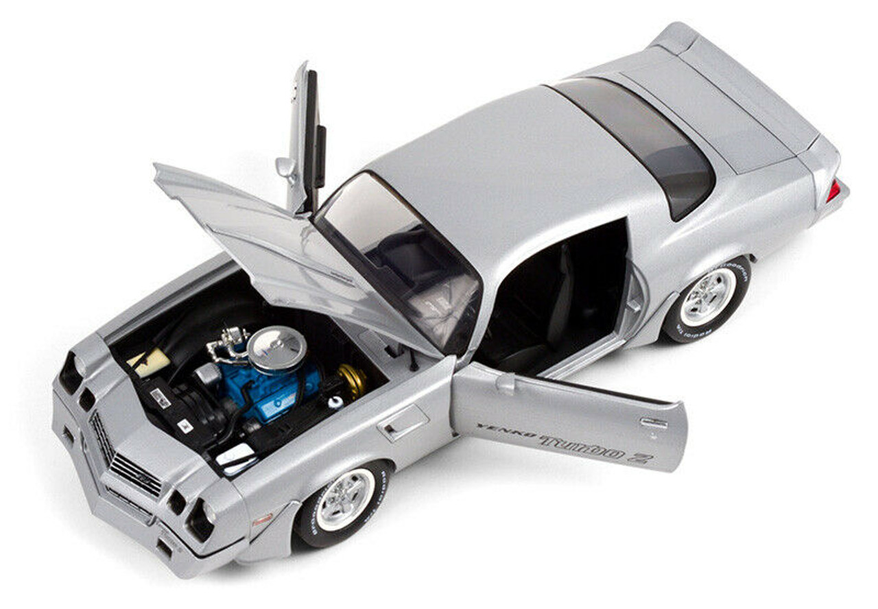 1/18 1981 Chevrolet Chevy Camaro Z/28 Z28 Yenko Turbo Z (Turbo Silver)  Diecast Car Model