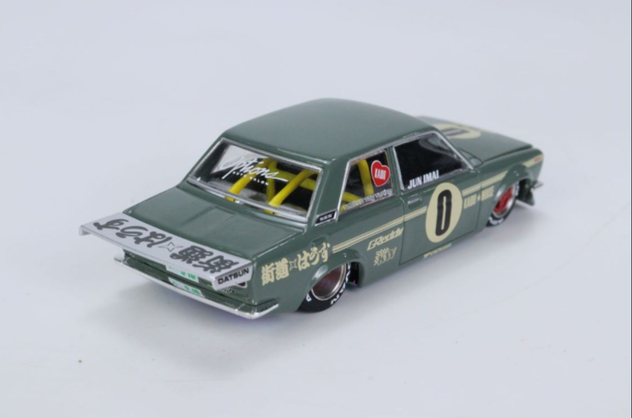  1/64 Kaido House + MINIGT Datsun 510 Pro Street OG Green LHD