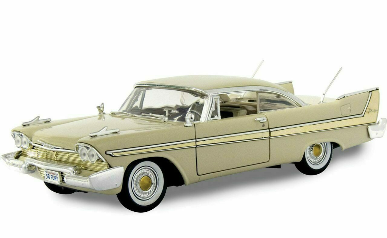 1/18 1958 Plymouth Fury (Beige) Diecast Car Model