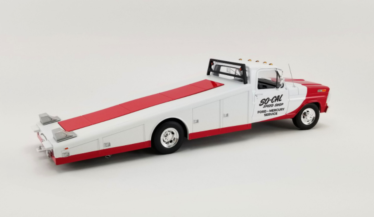 1/18 ACME So-Cal Speed Shop 1970 Ford F-350 Ramp Truck Diecast Car Model Limited 500 Pieces