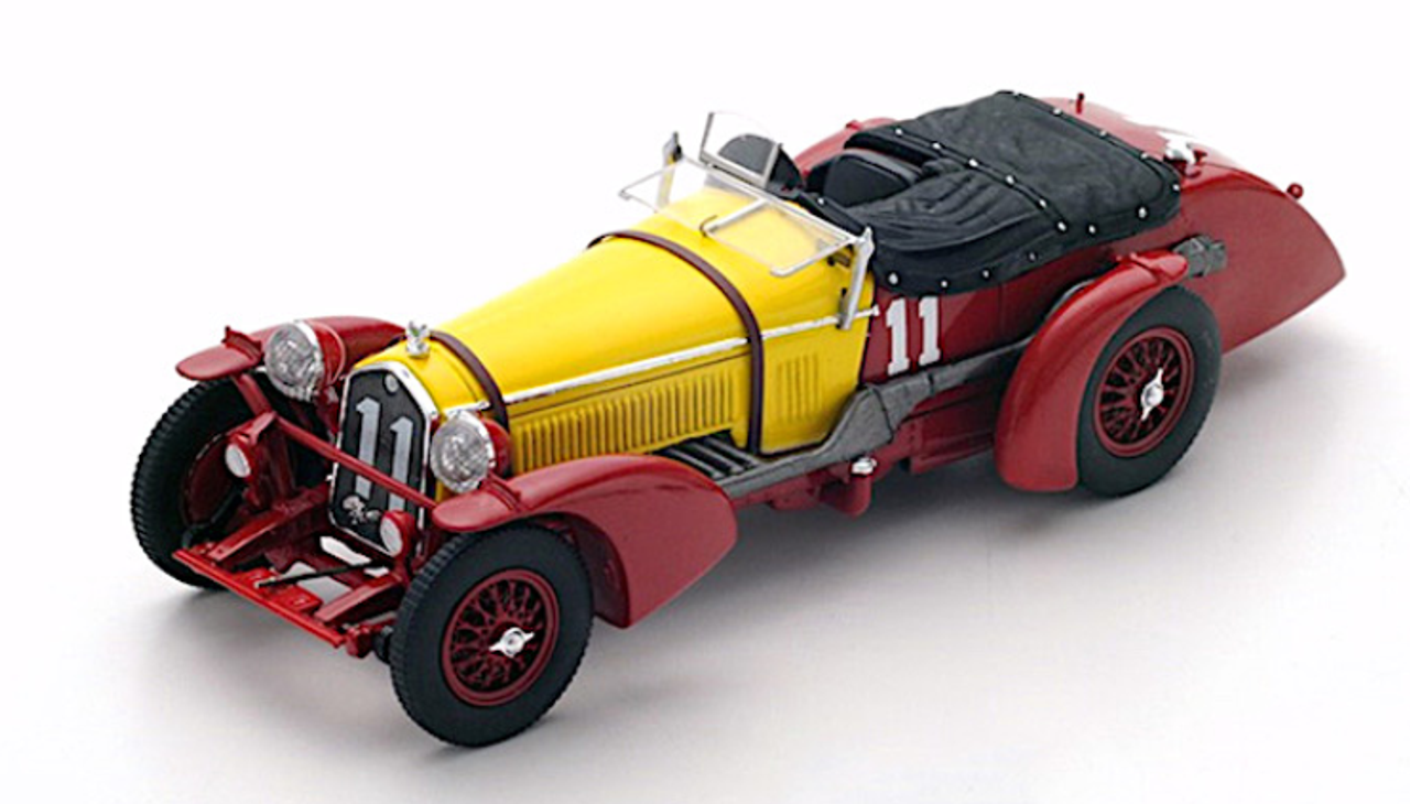 1/43 Alfa Romeo 8C No.11 Winner Le Mans 1933 R. Sommer - T. Nuvolari Car Model