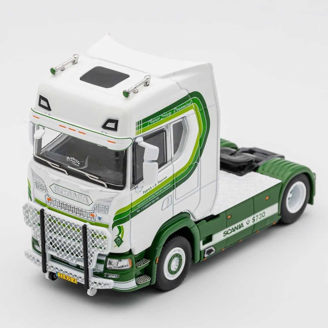 1/64 GCD Scania S730 Heavy Duty Truck Head (Green) Diecast Car Model