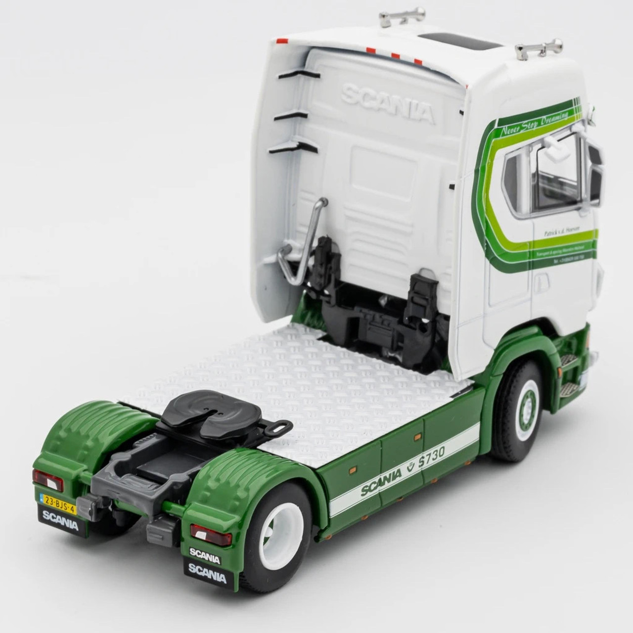 1/64 GCD Scania S730 Heavy Duty Truck Head (Green) Diecast Car 