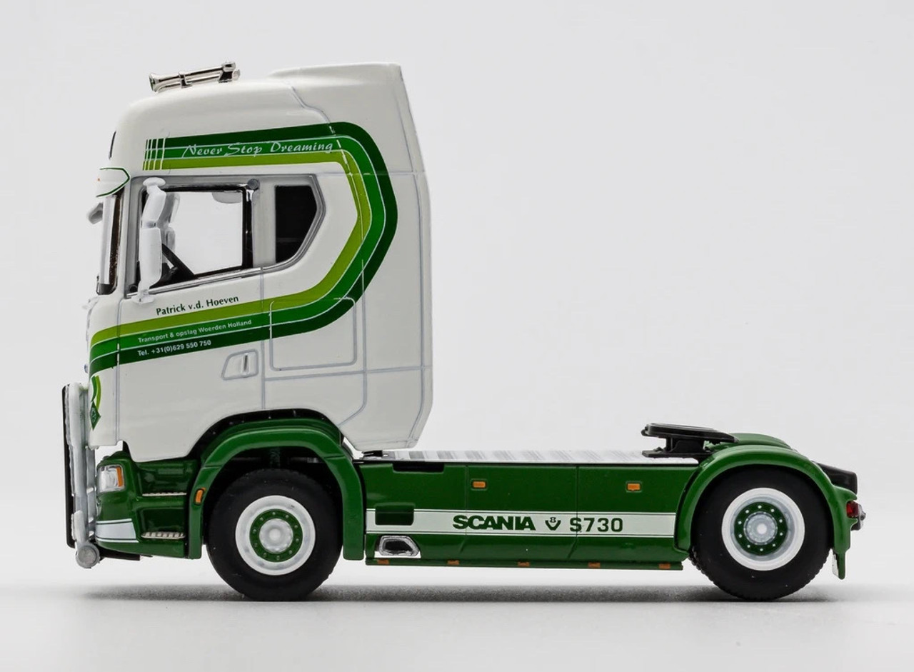 1/64 GCD Scania S730 Heavy Duty Truck Head (Green) Diecast Car Model