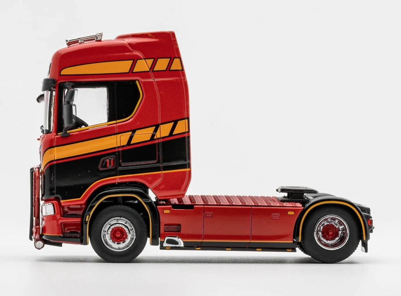 GCD 1/64 SCANIA S730 トラック ダブルデッキ レッド-