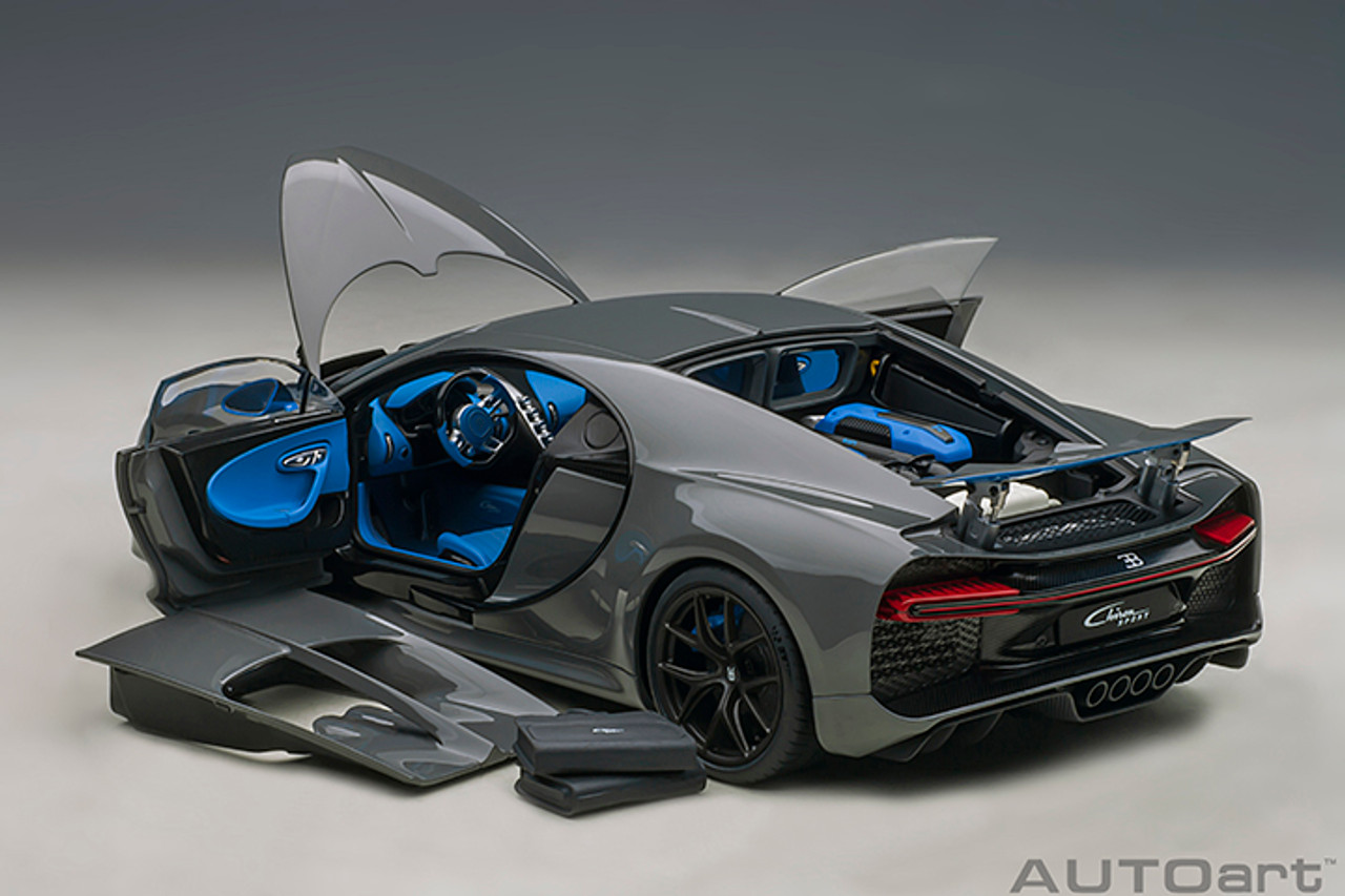 1/18 AUTOart 2019 Bugatti Chiron Sport (Jet Grey) Car Model