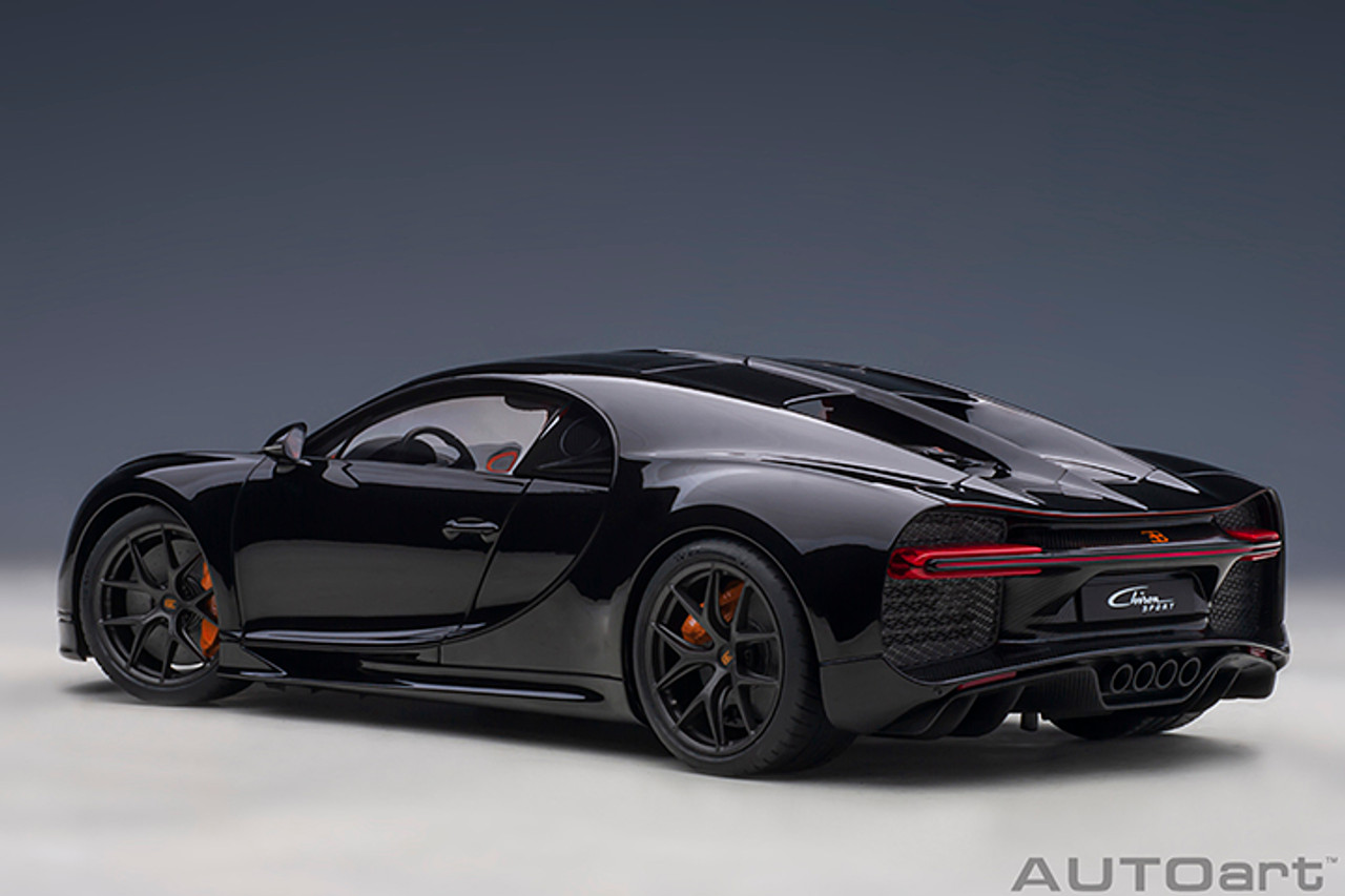 1/18 AUTOart 2019 Bugatti Chiron Sport (Nocturne Black) Car