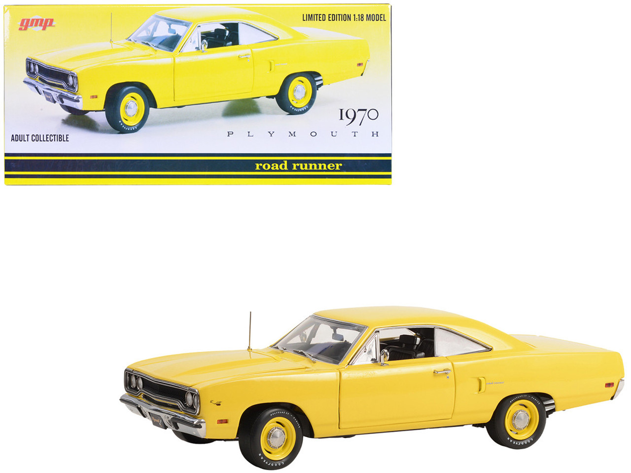 格安日本製GMP 1:18 Plymouth 1970 Road Runner Purple 乗用車