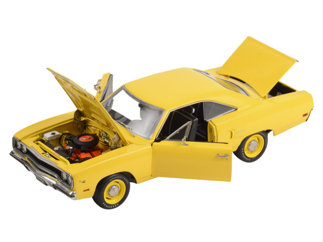 1/18 GMP 1970 Plymouth Road Runner (Yellow) Diecast Car Model