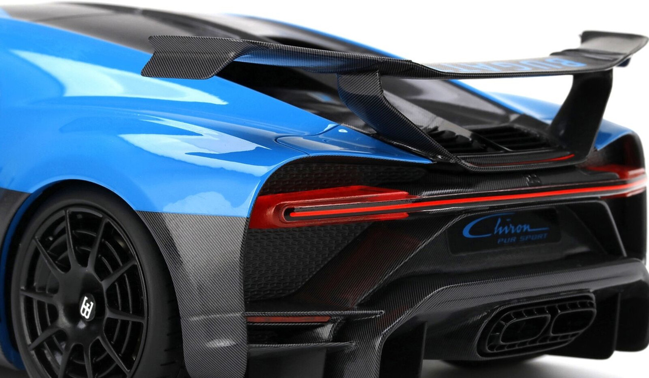 1/18 Top Speed Bugatti Chiron Pur Sport (Agile Blu Blue) Resin Car Model