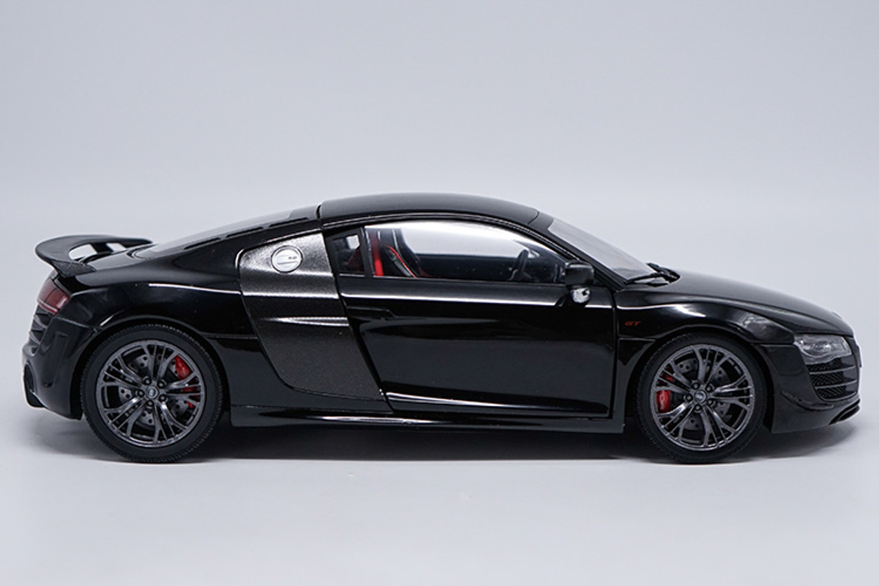 1/18 Kyosho Audi R8 GT 5.2 V10 FSI (Phantom Black) First generation  (2006–2015: Type 42) Diecast Car Model