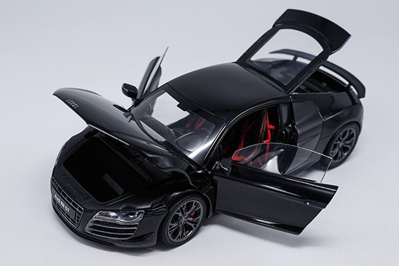 1/18 Kyosho Audi R8 GT 5.2 V10 FSI (Phantom Black) First generation  (2006–2015: Type 42) Diecast Car Model