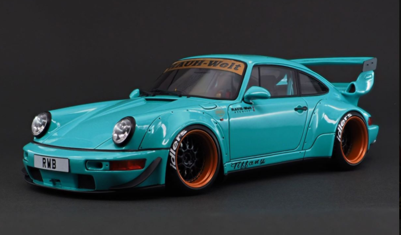 【口コミ】1/18 RWB Porsche 911 Blue 964 RWB(RAUH-Welt BEGRIFF) ポルシェチューナー ■世界限定500台 ■入手困難 乗用車