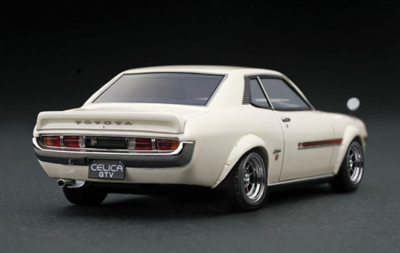 1/18 Ignition Model Toyota Celica 1600GTV (TA22) White Resin Car Model 