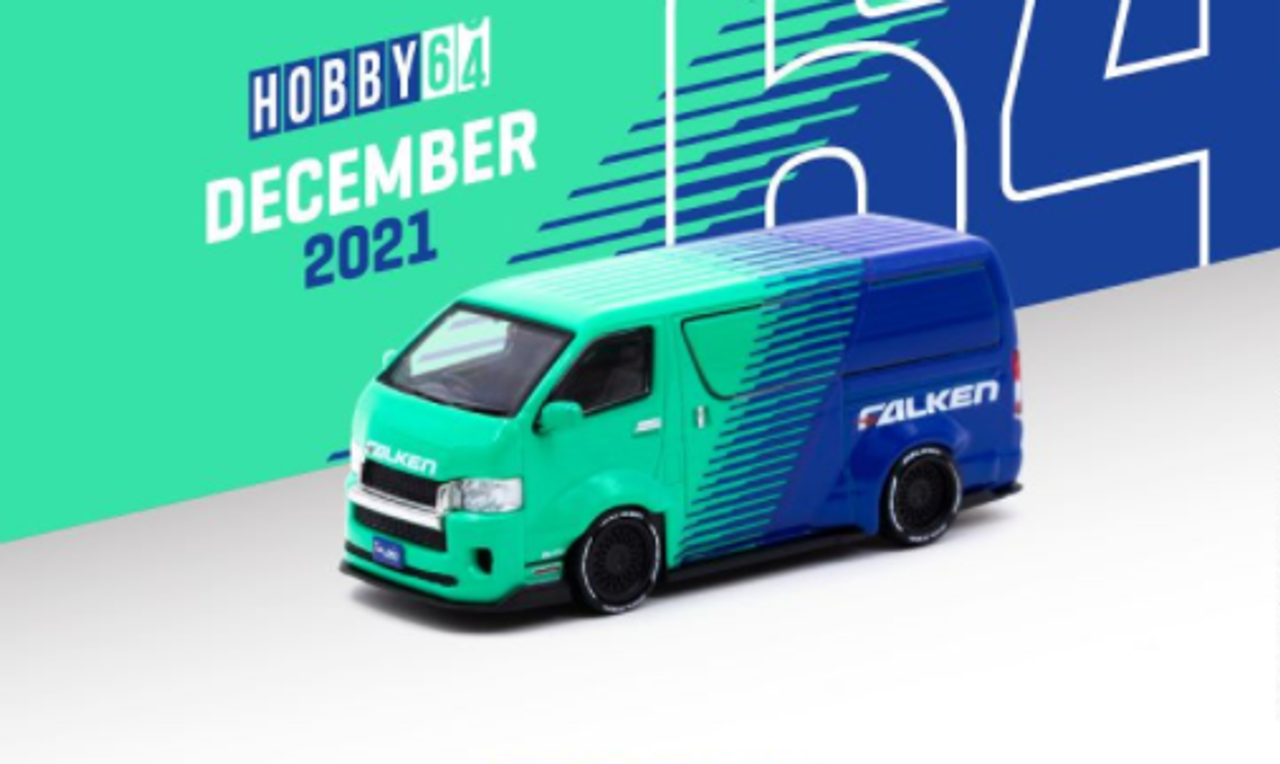 1/64 Tarmac Works Toyota Hiace Widebody Falken