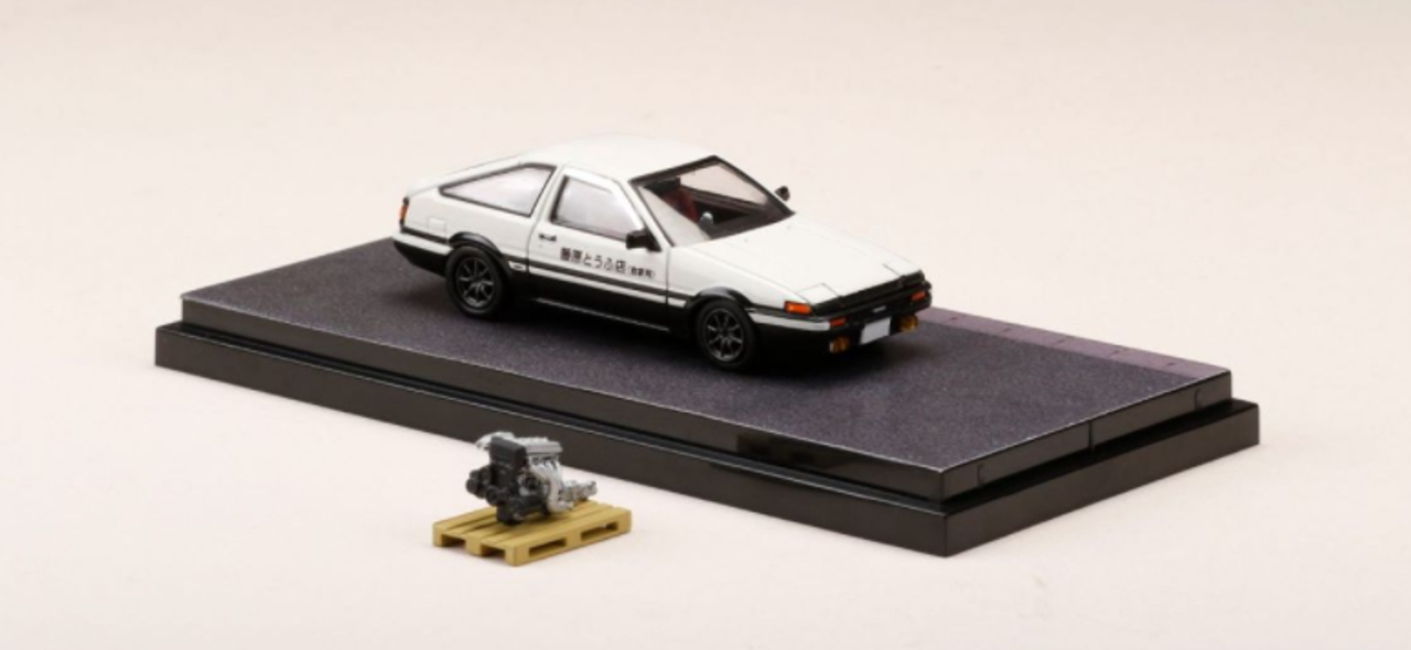  1/64 Hobby Japan Toyota SPRINTER TRUENO GT APEX (AE86) D / WITH 4A-GE DISPLAY MODEL 