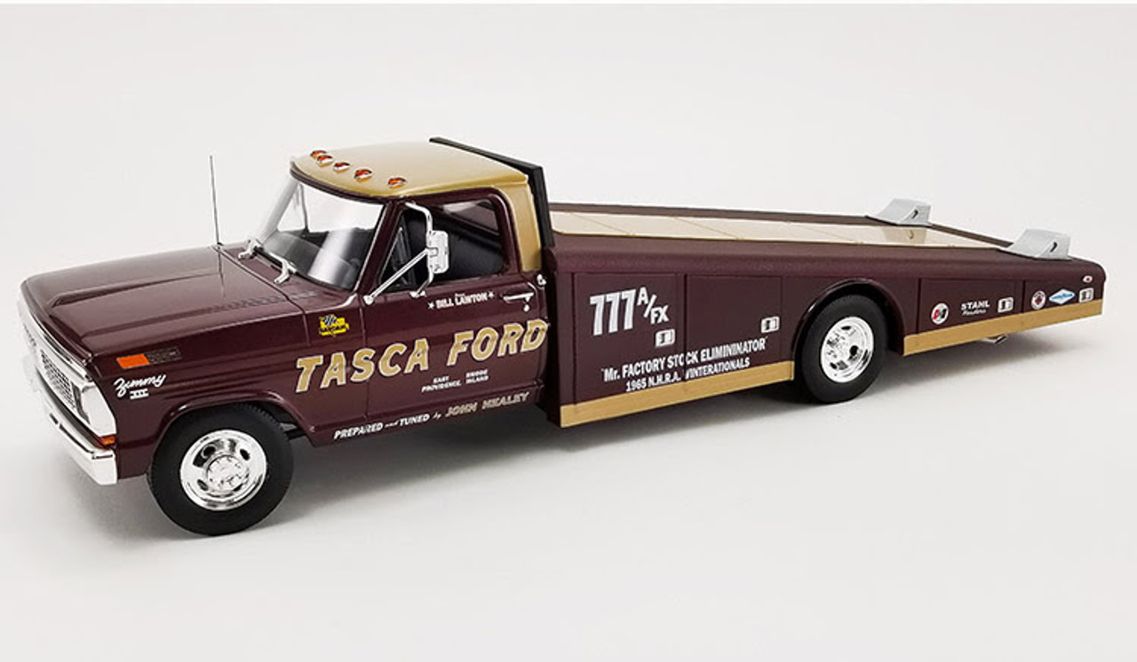 1/18 ACME 1970 Ford F-350 Ramp Truck - Tasca Ford Diecast Car Model