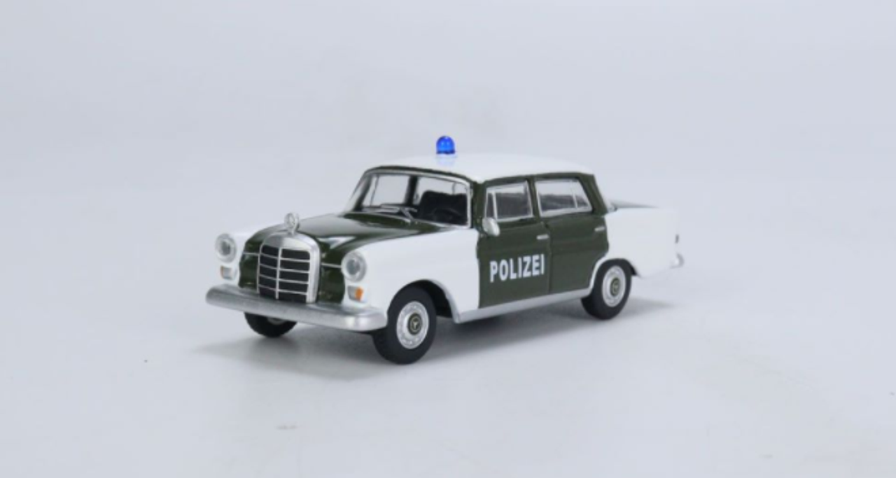  1/64 Schuco Mercedes-Benz 200 POLIZEI Die-Cast Diecast Car Model