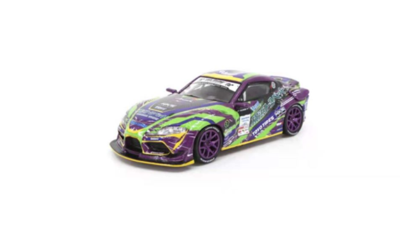 1/64 POPRACE EVA RT Test Type 01 GR Toyota Supra D1 Diecast Car Model