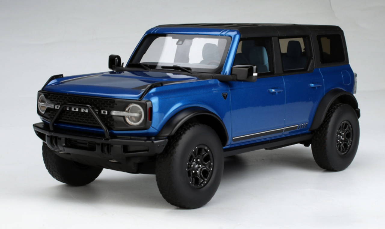 1/18 GT Spirit 2021 Ford Bronco First Edition (Blue) Resin Car Model Limited