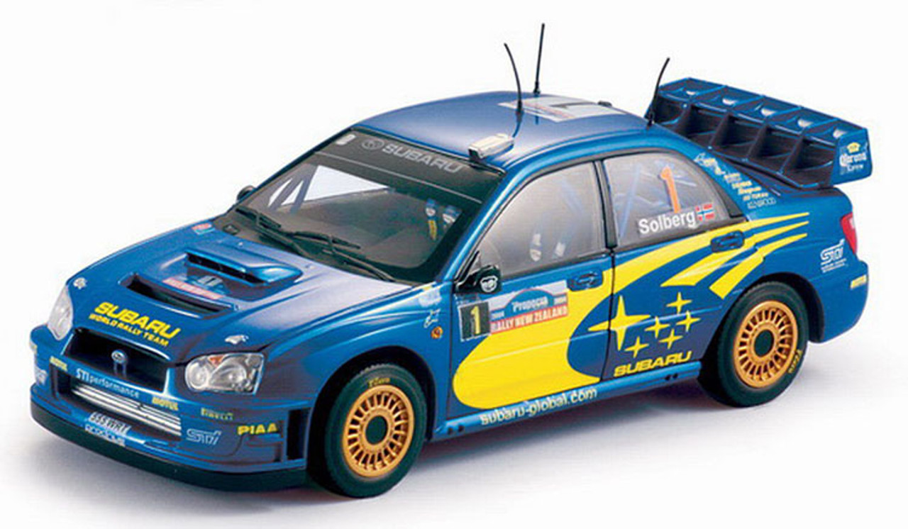 1/18 Subaru Impreza WRC2004 - P.Solberg P.Mills-Winner 2004 Rally New Zealand Diecast Car Model