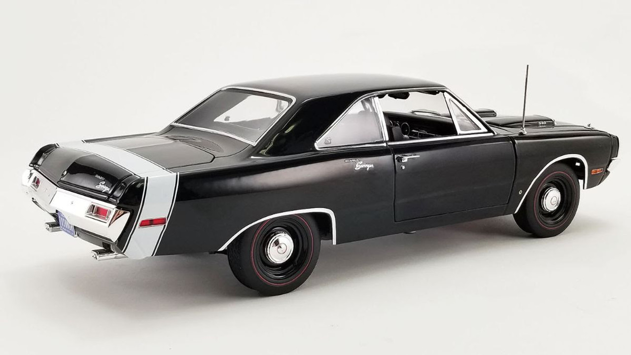 1/18 ACME 1970 Dodge Dart Swinger 340 Hardtop (Black) Diecast Car Model picture