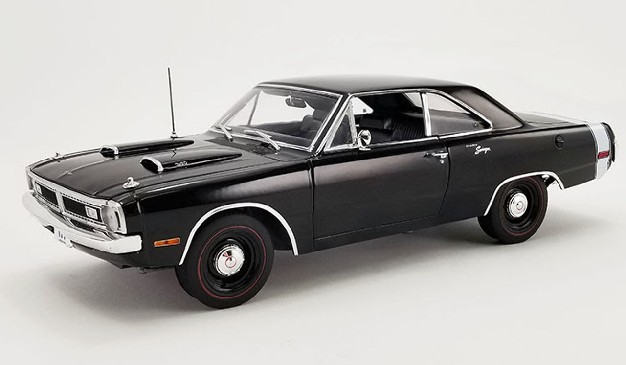 1/18 ACME 1970 Dodge Dart Swinger 340 Hardtop (Black) Diecast Car Model picture