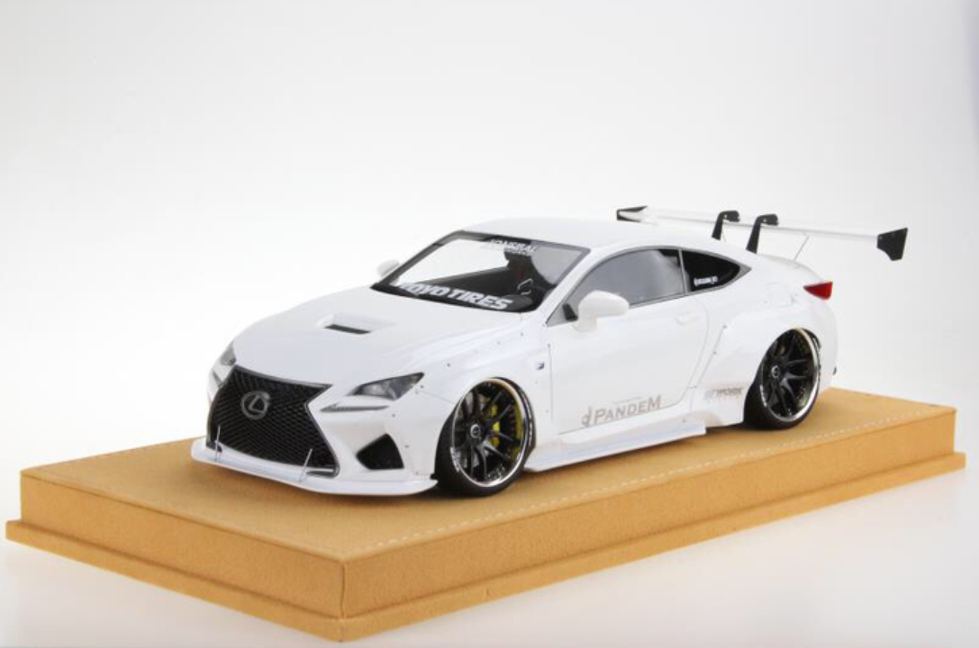 1/18 レクサス　LEXUS RC F　ディーラー品　 ミニカー　ホワイト Lexus Custom 1⁄18 Lexus RC F White 2015 RCF RC-F LEXUS 1/18